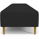 Ver imagem 4 de Puff Decorativo Bali W01 Pés Palito 210x60cm Suede Preto - Lyam Decor