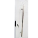 Ver imagem 6 de Porta Pivotante de Alumínio 210 X 120cm com Puxador Veneza Esquadrias Bergamo Abertura Direita