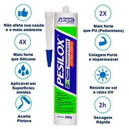 Adespec Pesilox Transparente Cart 280g - 6