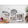 Caçarola Tramontina Solar Rasa em Aço Inox Fundo Triplo com Tampa e Alças 20 Cm 2,9 L Tramontina - 6