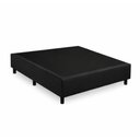 Ver imagem 1 de Base Cama Box Casal Corino (88x188) Reforçada - Preto