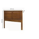 Ver imagem 3 de Cabeceira Casal 140 para Cama Box Paris Marrom