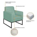 Ver imagem 7 de Kit 2 Poltronas Corano Base de Ferro Bali