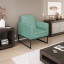 Ver imagem 2 de Kit 2 Poltronas Corano Base de Ferro Bali