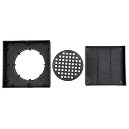 Ralo Invisivel Quadrado 11x11 Preto - 4