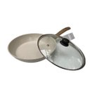 Ver imagem 1 de Frigideira Indução Ceramico 24 Cm - Marmore com Tampa Vidro