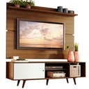 Ver imagem 2 de Rack Madesa Dubai e Painel para Tv até 65 Polegadas com Pés - Rustic/branco 6e5z