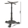 Pé de Mesa Paris Bistrô - Ferro Fundido - 72cm - 2