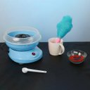 Ver imagem 3 de Maquina de Algodão Doce Elétrica Portatil Mini 110v Azul