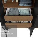 Ver mais imagens de Guarda-Roupa Casal com Pés 6 Portas Batentes Saturno Madesa