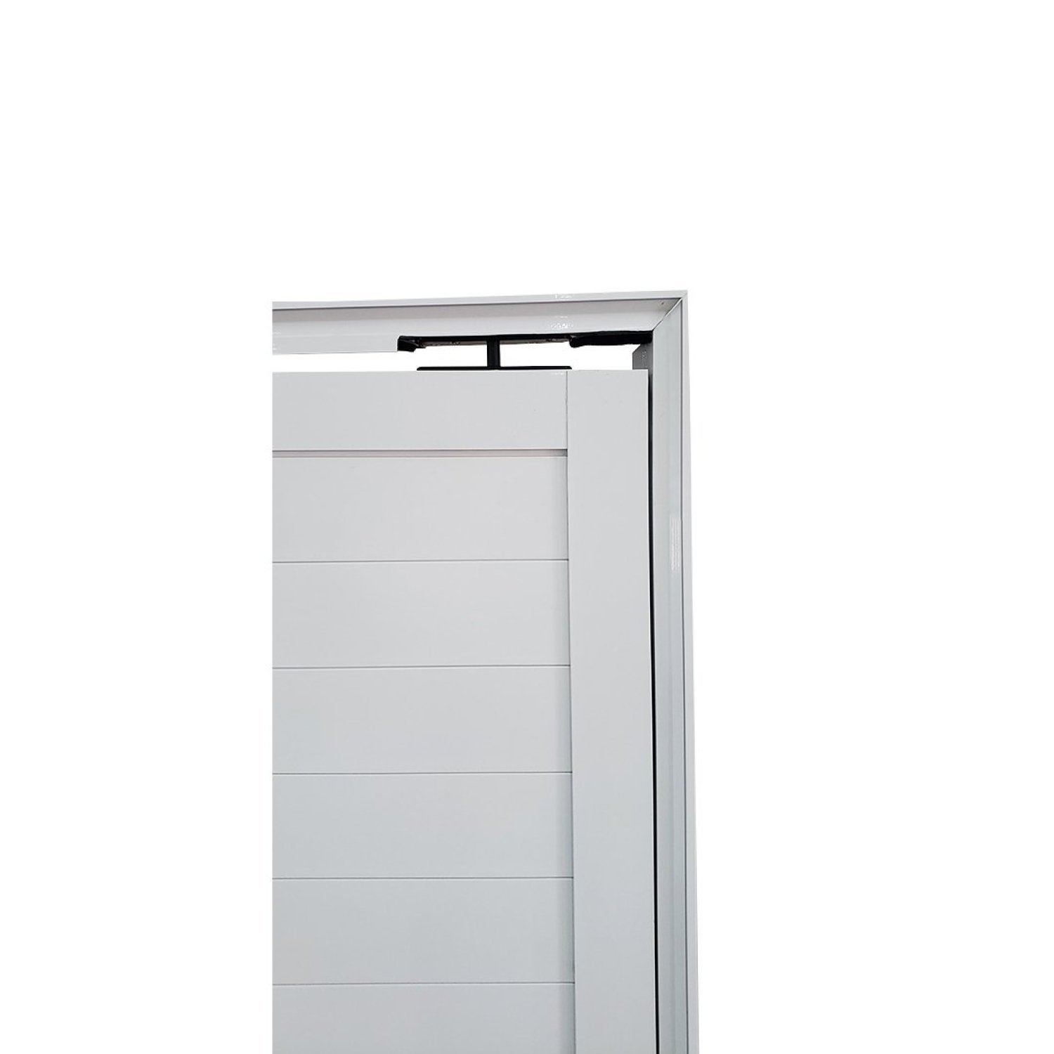 Porta Pivotante de Alumínio 210 x 120cm com Puxador e Friso Veneza Esquadrias Bergamo - 8