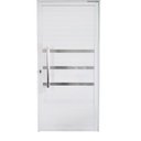 Ver imagem 2 de Porta Pivotante de Alumínio 210 X 120cm com Puxador e Friso Veneza Esquadrias Bergamo