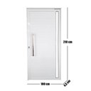 Ver imagem 5 de Porta Pivotante de Alumínio 210 X 100cm com Puxador e Vidro Veneza Esquadrias Bergamo