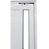 Porta Pivotante de Alumínio 210 x 120cm com Puxador e Vidro Veneza Esquadrias Bergamo - 8