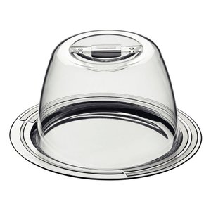 Porta-queijo Tramontina Ciclo em Aço Inox 20 Cm 2 Peças