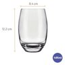 Jogo de Copos Nadir Long Drink Aruba 465ml Cristal com 6 Peças - 4