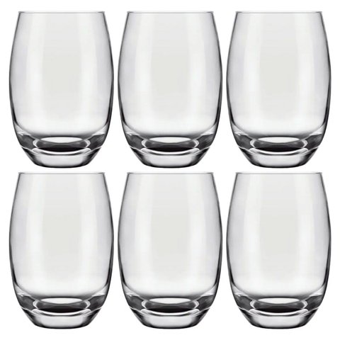 Jogo de Copos Nadir Long Drink Aruba 465ml Cristal com 6 Peças