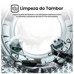 Lava e Seca 11kg Hisense Branca com 11 Programas de Lavagem Steam Wi-fi Wd3s11 Branco 220v - 5