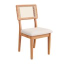 Ver imagem 3 de Conjunto de Jantar 6 Lugares Mesa 1,80m em Mdf e Base Ripada