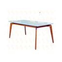 Ver imagem 1 de Mesa de Jantar Retangular Madeira Maciça - Jade-2,20x1,10 metros - Art Salas