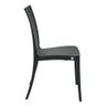 Cadeira Tramontina Laura Ratan Preta em Polipropileno - 7