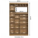 Ver imagem 4 de Armário de Cozinha 3 Portas Naturalle/Cristalo Mu500 - Decibal