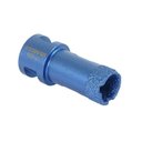 Ver imagem 3 de Serra Copo Diamantada 22mm para Porcelanato Ceramica Marmore Rosca M14 Esmerilhadeira Furo Limpo e P
