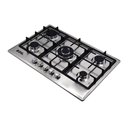 Ver imagem 2 de Fogão Cooktop Inox a Gás 5 Bocas 1 Dupla Ecg05 Bivolt - Eos B163916 Bivolt