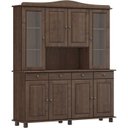 Ver imagem 2 de Cristaleira 8 Portas Estante Livreiro Madeira Maciça Cafe Milani Store