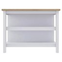 Ver imagem 5 de Bancada Ilha Cozinha 2 Prateleiras 120x80 Cm Cd1019 Cinza Dtall