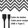 Cabo Maleável Usb com 1 Metro para Samsung S21 Fe - 5