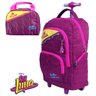 Kit Escolar Sou Luna Menina Mochila Reforçada Com Rodinha Alça + Lancheira DMW 11209 // 11205 - 1