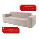 Ver mais imagens de Sofá 3 Lugares Sync Kappesberg 236cm Boucle Névoa