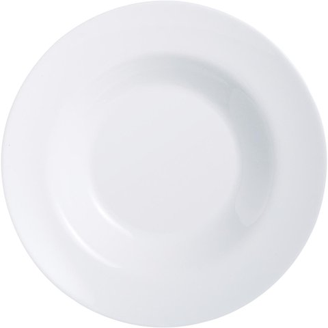 LUMINARC FRIEND'S TIME PRATO PASTA 5x29x29cm VIDRO TEMPERADO BRANCO