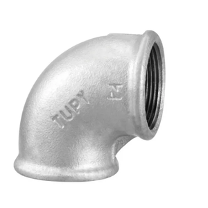 Cotovelo 90° Galvanizado 3'' Polegadas Cotovelo Joelho Metal Galvanizado 90° 3'' Polegadas Tupy Tupi
