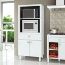 Ver imagem 1 de Armário Forno E Microondas 2 Portas 1 Gav Cr20005 Branco