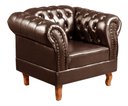 Ver imagem 1 de Poltrona Chesterfield Duque Dom Pedro Capitonê - Couríssimo Café