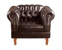 Ver imagem 2 de Poltrona Chesterfield Duque Dom Pedro Capitonê - Couríssimo Café