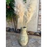 Vaso de Chão Palha Taboa Decor Boho Chic P/capim Dos Pampas - 6