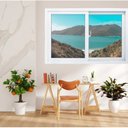 Ver imagem 5 de Janela de Pvc Correr de 2 Folhas com Vidro Simples Fecho Caracol 100x120x7,5cm Multilit