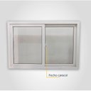 Ver imagem 4 de Janela de Pvc Correr de 2 Folhas com Vidro Simples Fecho Caracol 100x120x7,5cm Multilit