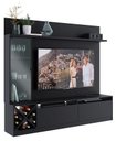 Ver imagem 1 de Painel Home para TV até 60 Polegadas e Cristaleira Preto