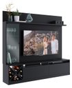 Ver imagem 4 de Painel Home para TV até 60 Polegadas e Cristaleira Preto