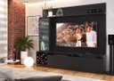 Ver imagem 2 de Painel Home para TV até 60 Polegadas e Cristaleira Preto