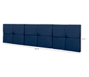 Ver imagem 5 de Cabeceira Cama Casal King Size 1,95 México Box Estofada - Azul Suede
