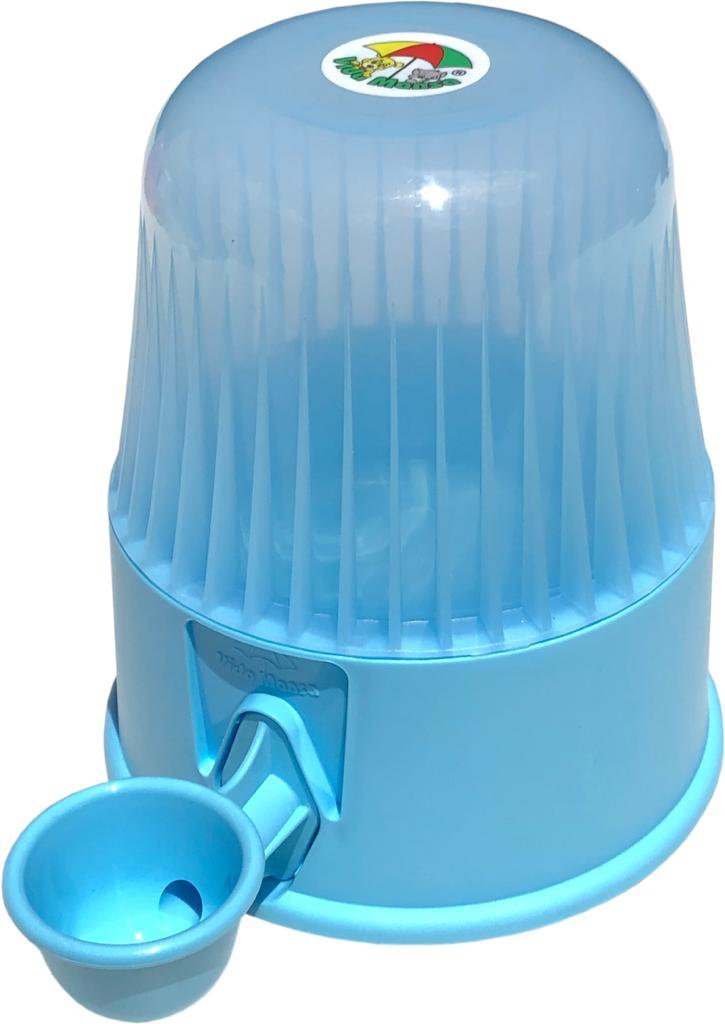 Bebedouro Vida Mansa Polipropileno Azul Bebê Transparente - Capac 2L