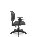 Ver imagem 2 de Cadeira Executiva Operativa Plus Lisa Plaxmetal Nr17 Back System Couro Ecológico Preto