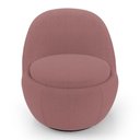 Ver imagem 6 de Kit 02 Poltronas Orgânicas Living Memphis Base Giratória Bouclê Rosé - Desk Design