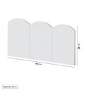 Ver imagem 2 de Cerquinha Simples 60cm para Cama Reversível New Garden Casatema MadeiraOriginals Branco