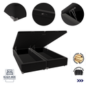 Ver imagem 3 de Cama Box Baú King 193x203 Preto